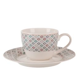 Набор кофейный 12пр "Norwich" (6 персон) v=90мл (фарфор) (подарочная упаковка)