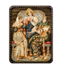 ШК-19/47 Шкатулка в технике декупаж «Три сестры» (10х8х3,5)