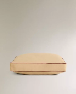 ZARA HOME ПОДУШКА ДЛЯ ДОМАШНИХ ЖИВОТНЫХ С ОКАНТОВКОЙ, БЕЖЕВЫЙ