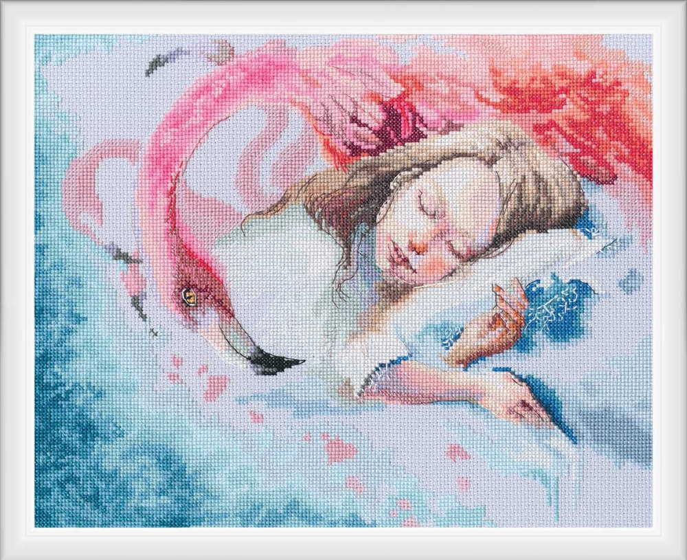 "Розовые сны"-M898  вышивка