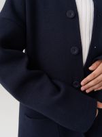 Кардиган для девочки в школу AT990 синий