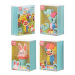 Ластик Qihao, фигурный, разборный, серия "Цирк", 8-6 см, в пластиковой упаковке