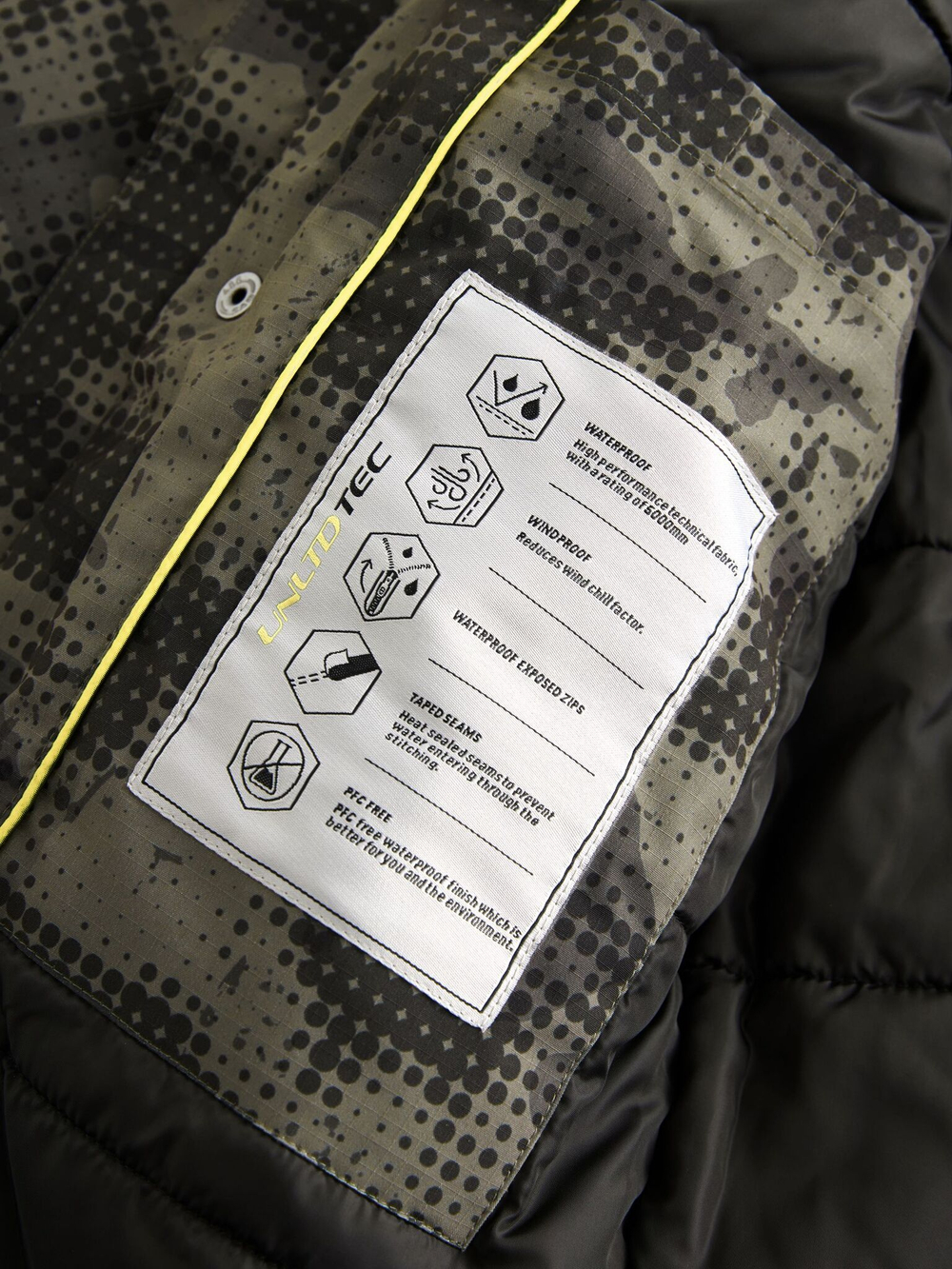 Куртка утепленная с капюшоном для мальчика Next Q51-561, Хаки