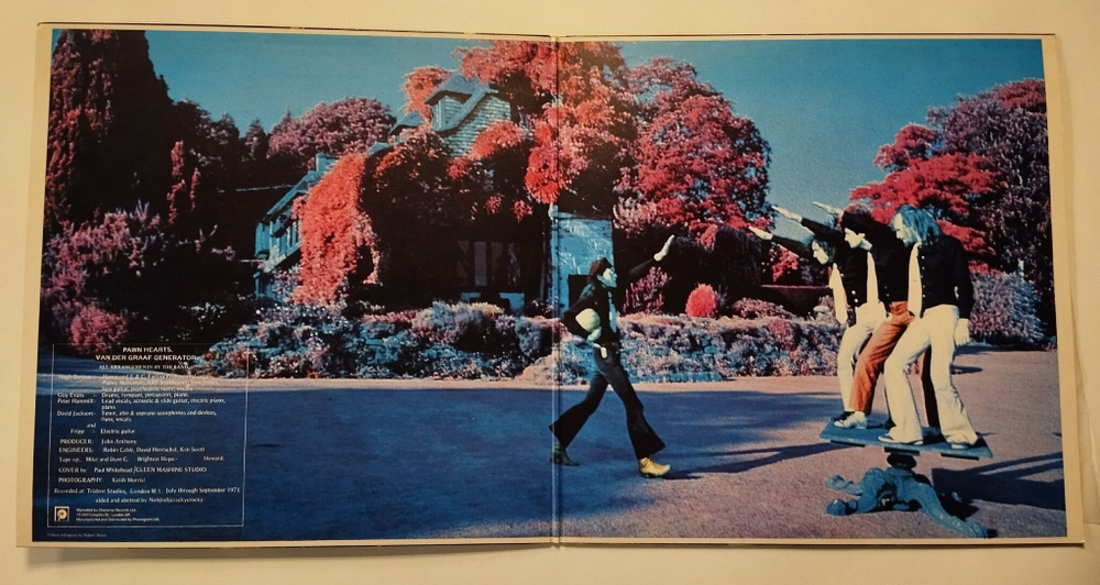Винтажная виниловая пластинка LP Van Der Graaf Generator Pawn Hearts (UK 1976)