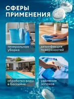 GraSS Дезинфицирующее средство с моющим эффектом DESO CL таблетки 1кг