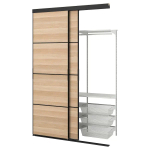 Шкаф-купе - IKEA SKYTTA/BOAXEL/СКЮТТА/БОАКСЕЛЬ ИКЕА, 65х152х240 см, светло-коричневый