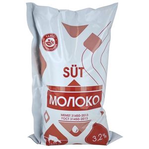 Молоко  ГОСТ 3,2% ультрапастеризованное п/ф 900 мл/пак 12 пак/кор