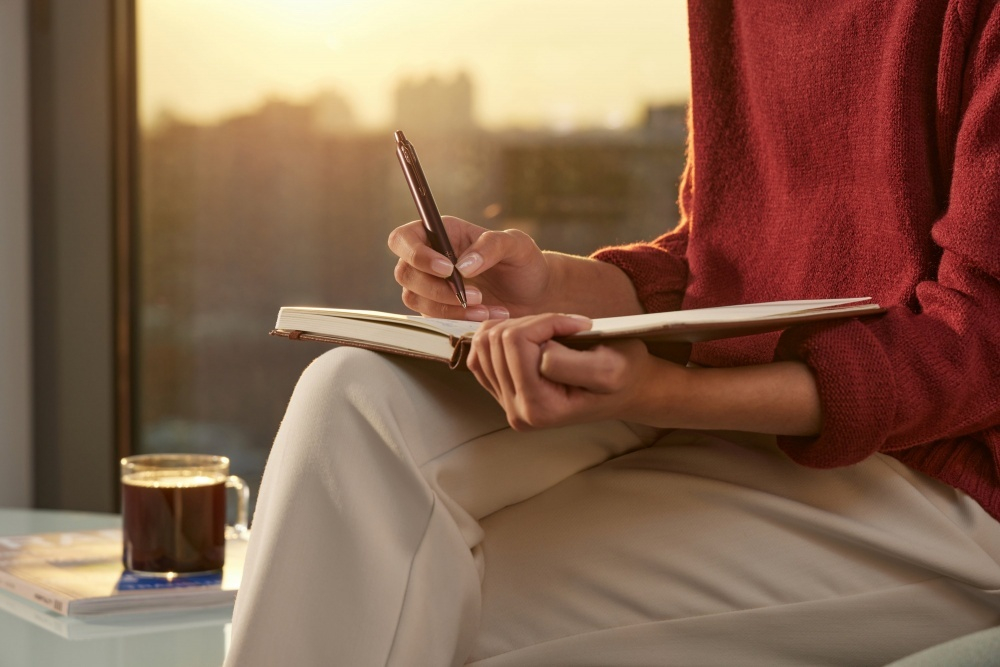 Шариковая ручка Parker IM Monochrome Brown, стержень:M, цвет чернил: blue, в подарочной упаковке.