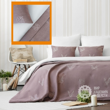 Покрывало для спальни ЛУККА (арт. BL02-292-06) - пудровое