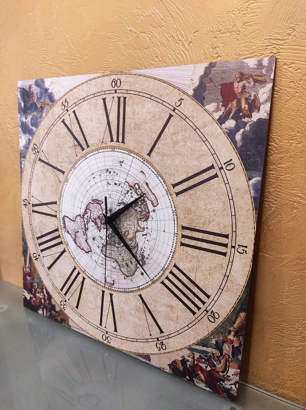 Настенные часы Идеал большие Ретро 081 из МДФ 42 см