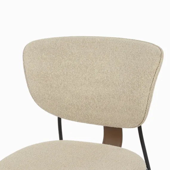 Стул Owen, серый, черные ножки