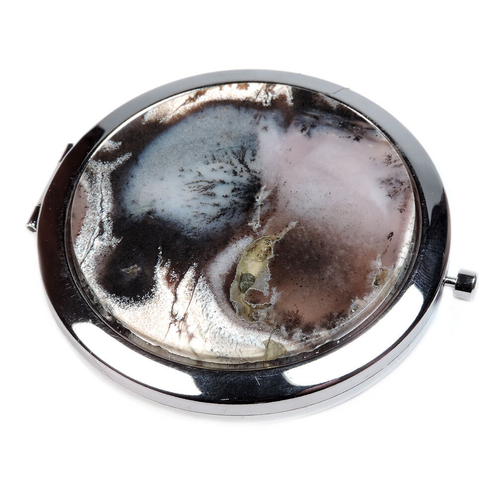 Зеркальце агат моховый