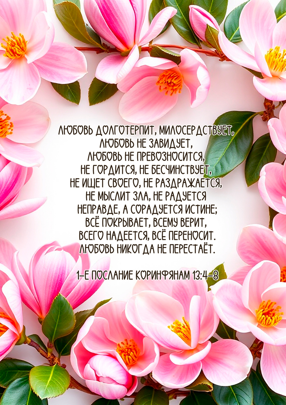 Христианский постер