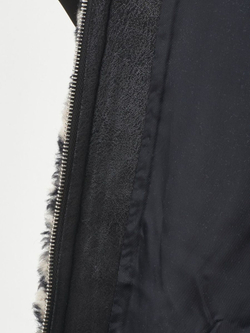 Шуба женская чебурашка тедди с капюшоном короткая, SilverFox (арт. 2204-021-7,4)