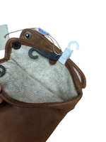 Перчатки. Мужские. Материал верха: Кожа оленя. Подклад: Трикотаж-шерсть. 5 шт в упаковке.