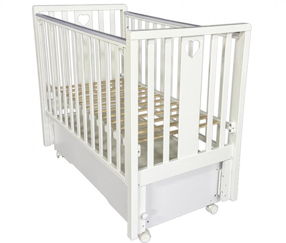 Кровать детская LADA (универсальный маятник, закр.ящик, колеса)