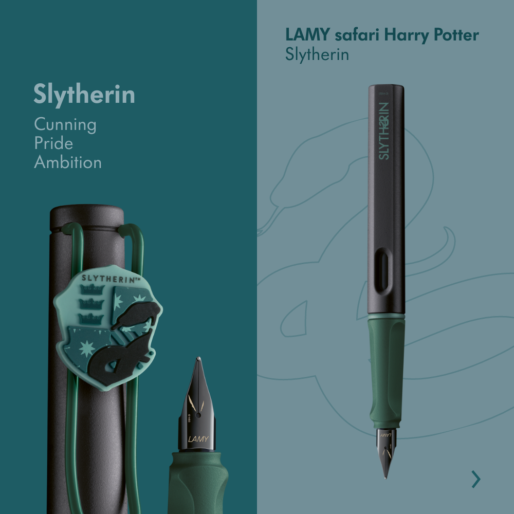 Ручка перьевая safari Slytherin 0B5 FH с пером M (4040403) 2