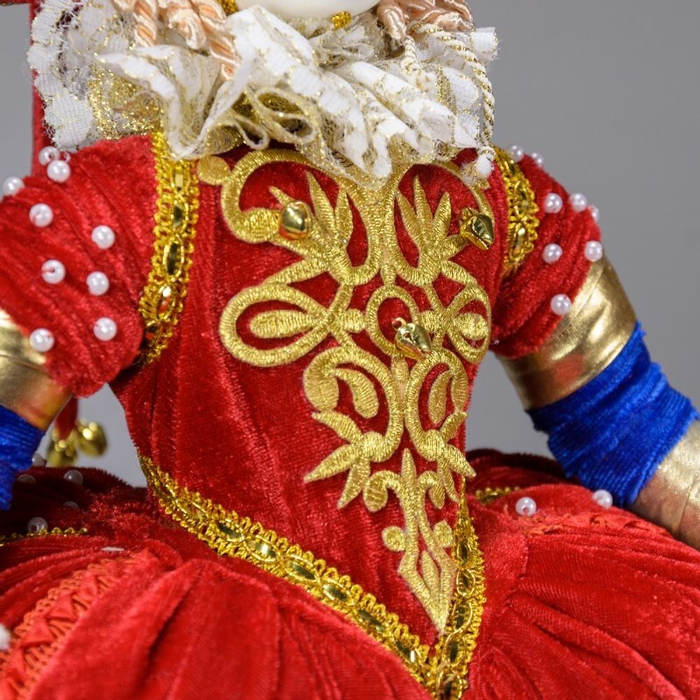 Интерьерная кукла Большой сидящий клоун