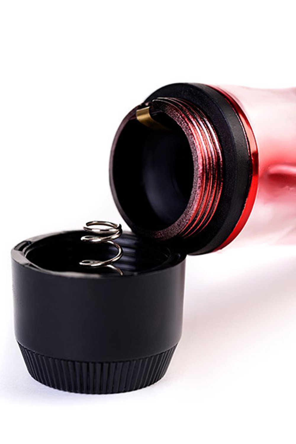 Классический вибратор 18см красного цвета ToyFa Basic Trio Vibe 885110-9