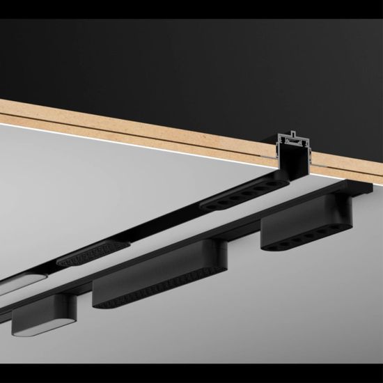 135196 SHINO NT23 166 белый Низковольтный накладной шинопровод, заглушки в комплекте IP20 48V SMAL