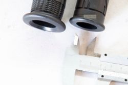 Grips set, (53140-KYJ-900 / 53166-KYJ-900 copy). Aftermarket. 1 Pair