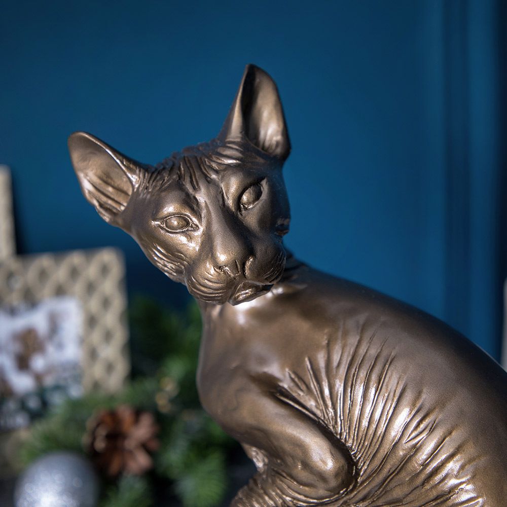 Статуэтка Кошка Преданная Фрейя Бронза