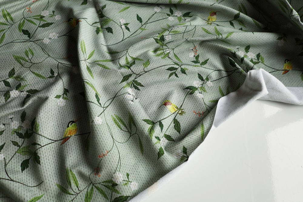 ВЯЗАНЫЕ ВЕТОЧКИ - Футер 2х-нитка с лайкрой, компакт пенье (ДЖ66 Маша)