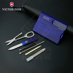 Инструмент карта Victorinox SwissCard Classic, Blue