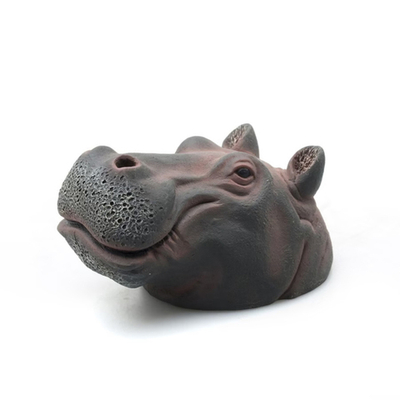 Декорация пластиковая Prime Голова бегемота 11х6.5х5.5см