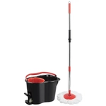 Швабра Торнадо MopM-24 в комплекте с ведром, педальный отжим