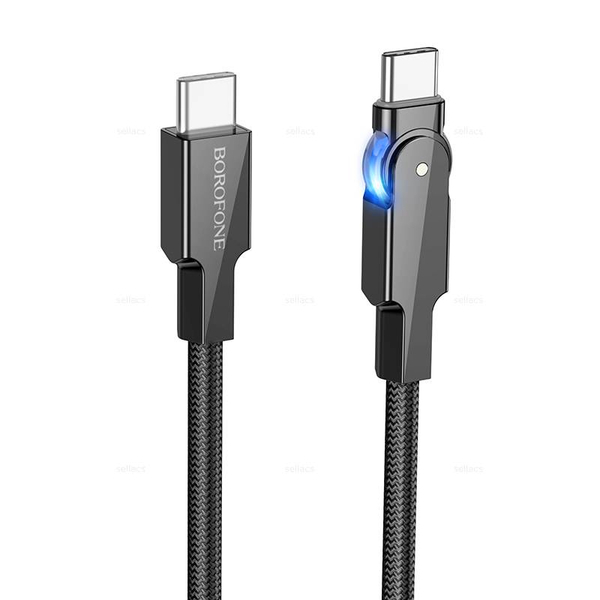 Кабель Type-C на Type-C 60W Borofone BU41 (black)