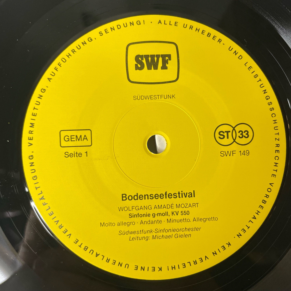 Винтажная виниловая пластинка LP Сборник Классической Музыки Bodensee Festival 1989 (Германия 1989)