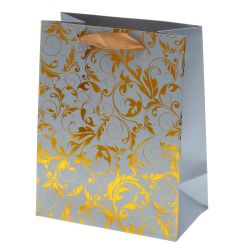 GAEM Пакет подарочный S (бумага 210г/м2, блок 12шт), L18 W10 H23 см, 4в.