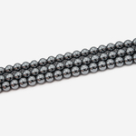 Гематин (гематит), оттенок "Gun metal", шар (разделитель) 4,1мм