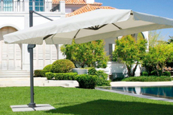 Зонт Лечче, 3000мм, с вент. куполом, бежевый