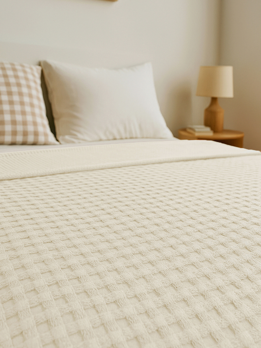 Плед "ERICA" 220х240, цвет Кремовый