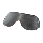 Красная кожаная маска на глаза на резинке БДСМ Арсенал 58002