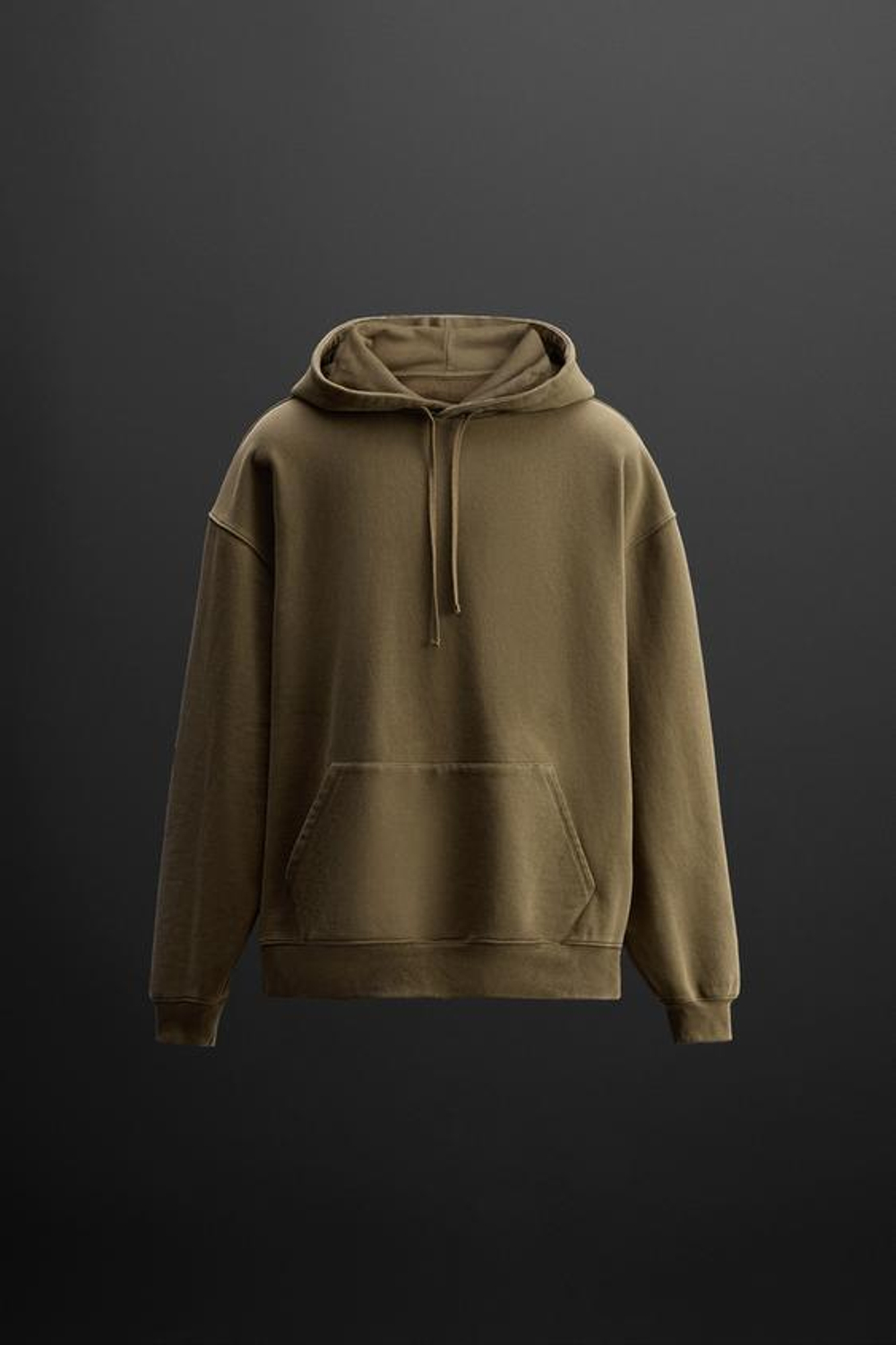 ZARA ТОЛСТОВКА С ПРИНТОМ, РЫЖЕВАТО-КОРИЧНЕВЫЙ