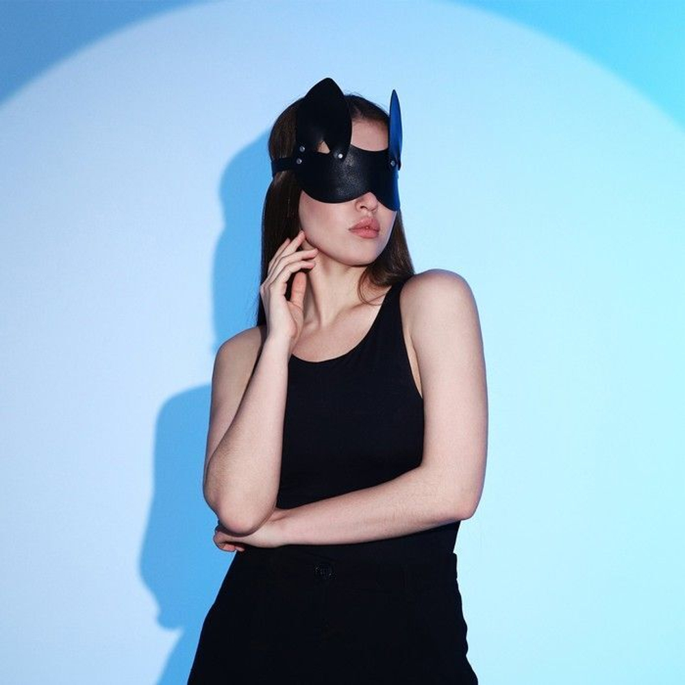 Оригинальная черная маска Моя киска (Цвет: черный)