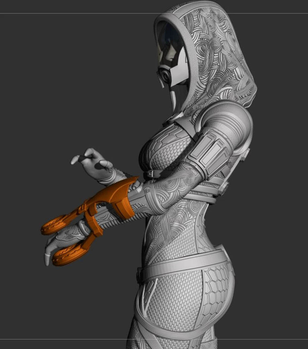 Фигурка Тали’Зора масс эффект Tali Zorah Mass Effect