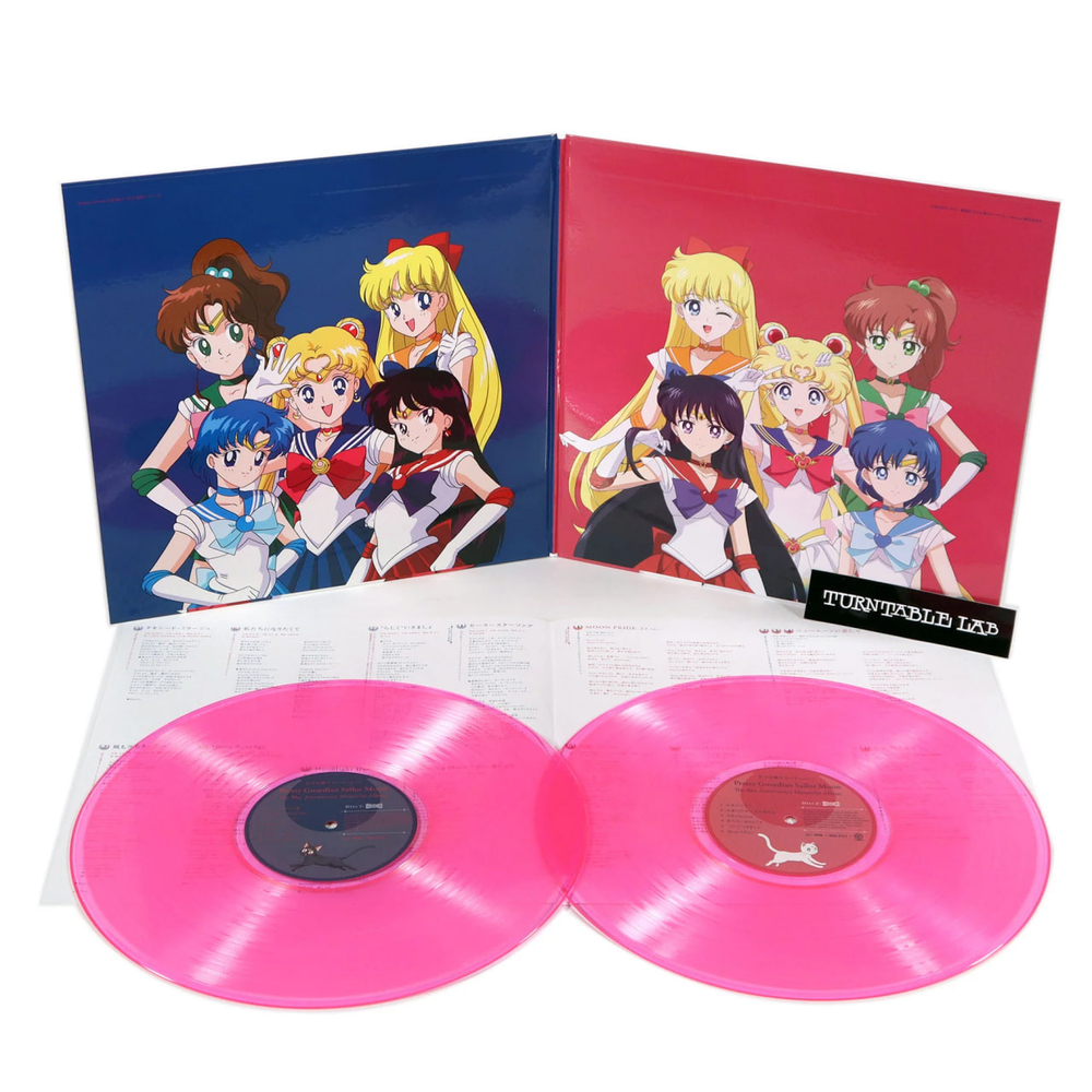 V/A - Sailor Moon - The 30th Anniversary Memorial Album - Pink Translucent 2LP, Japan Import