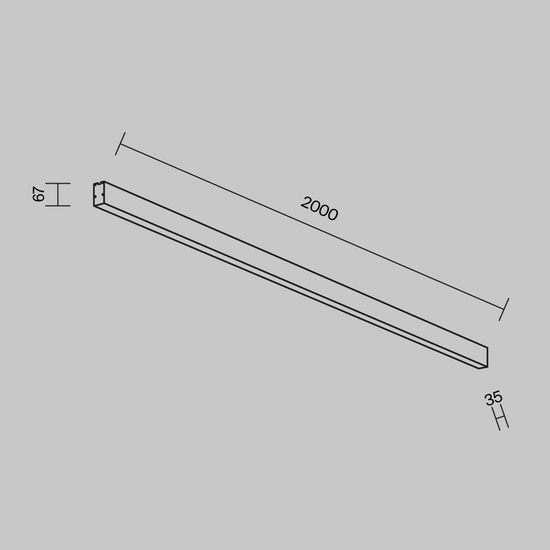 Линейный светильник Technical LL311047