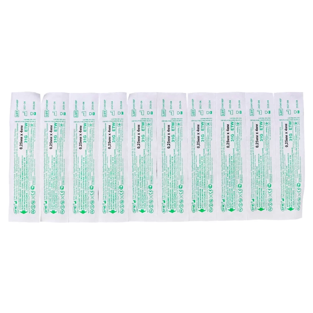 Игла для мезотерапии SFM ETW 31G 0,25 х 4 мм 50 шт