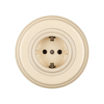 Рамка 1 постовая, керамика, цвет песочное золото BF2-610-04