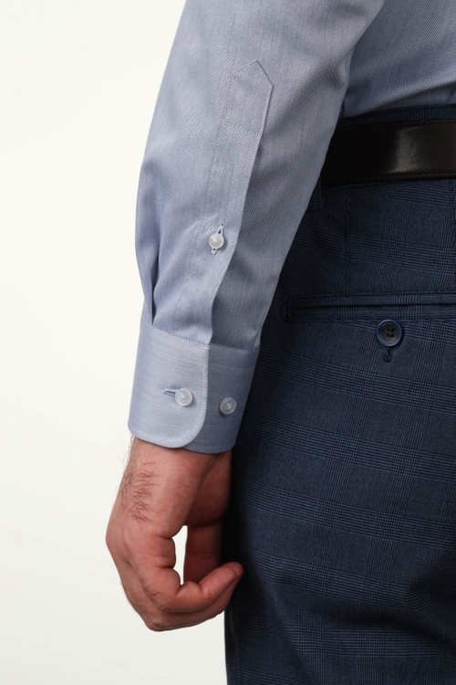 Сорочка мужская VESTER длинный рукав, хлопок/пэ 51514 32