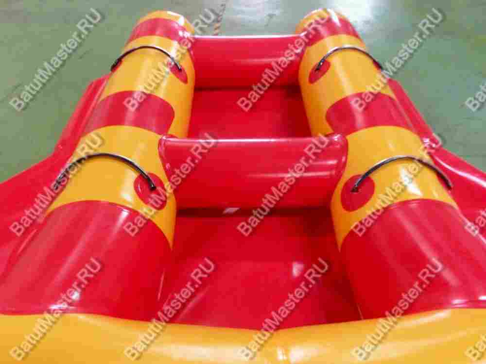 Двойной водный банан, "Красный" мест для посадки 4, без усиления