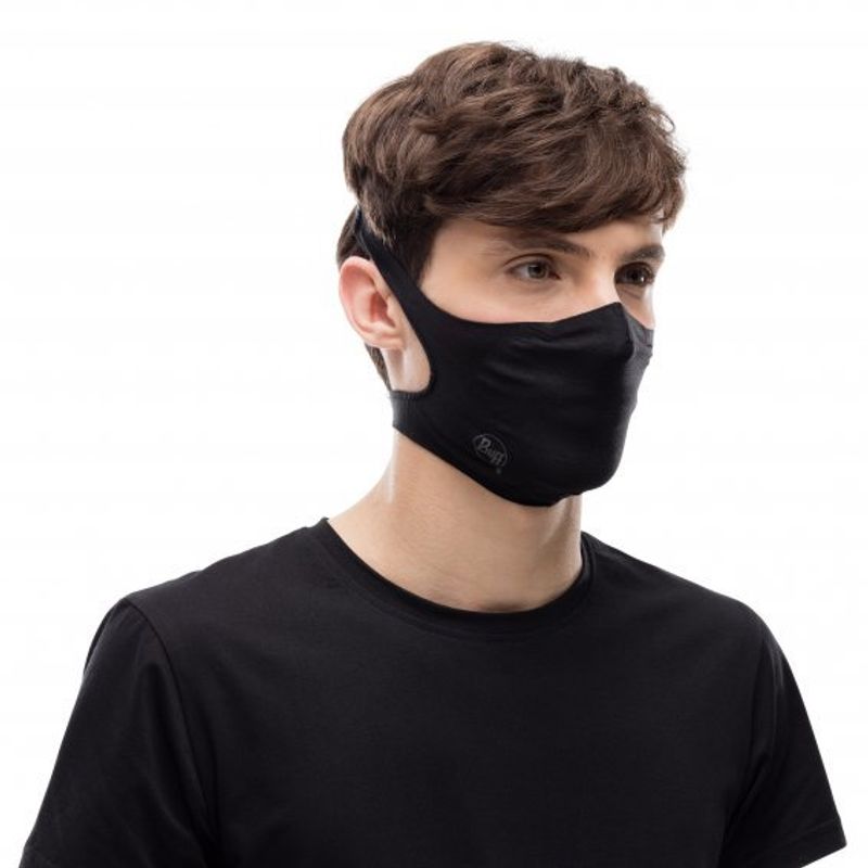 Маска защитная Buff Mask Solid Black Фото 4