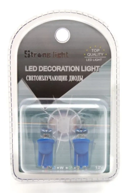 Светодиод W5W (blue конус) 9,5-8 CSL-2028 KING CSL-2028
