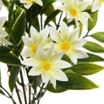 Искусственные цветы «Волшебство лета» 32см Космея 15 цветков белые