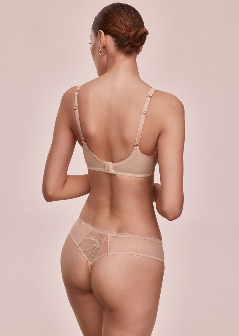 Бюстгальтер-планж Loretto (Размер: 65D) (Цвет: персиковый)